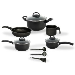 Kit de Cozinha 8 Peças Antiaderente – Panelas e Utensílios Essenciais para o Dia a Dia - 2
