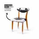 Ver mais imagens de Kit 6 Cadeira de Jantar Madeira Maciça Floripa Estofada Premium Ergonomica Confortável Di Franco