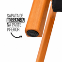 Ver imagem 6 de Kit 6 Cadeira de Jantar Madeira Maciça Floripa Estofada Premium Ergonomica Confortável Di Franco