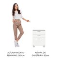 Ver imagem 7 de Gaveteiro para Banheiro Branco com 3 Gavetas e Rodinhas Madesa