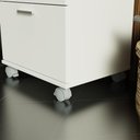 Ver mais imagens de Gaveteiro para Banheiro Branco com 3 Gavetas e Rodinhas Madesa