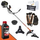 Ver imagem 1 de Roçadeira Profissional Á Gasolina Terra Grh430 43cc 1,7hp + Óleo Toyama Lubrificante 2t