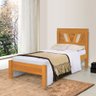 Cama de Solteiro Madeira Magnolia Imbuia - 1