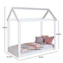 Ver imagem 3 de Cama Infantil Casinha Montessoriana de Solteiro Branca