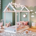 Ver imagem 1 de Cama Infantil Casinha Montessoriana de Solteiro Branca