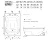 Banheira Dupla Gardenia Combate com Hidro em Acrílico - 2