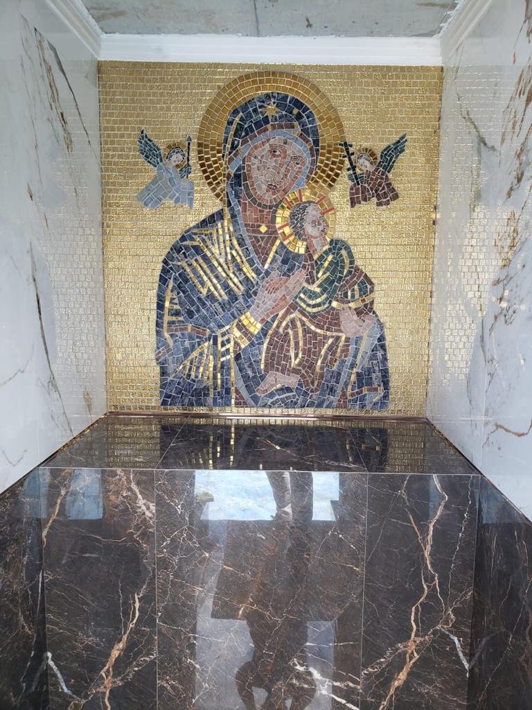 Mosaico da Nossa Senhora do Perpetuo Socorro 180x180cm - 2