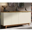 Ver imagem 1 de Buffet 4 Portas Flow Off White/freijo