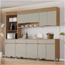 Ver imagem 2 de Cozinha 5 Peças 8 Portas 4 Gavetas Torre Angular Realeza Premium 265 Cm Mdf Nesher