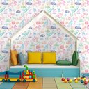 Ver imagem 2 de Papel de Parede Infantil - Desenhos Infantis 2 Arte Destaque 2 Metros