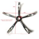 Ver imagem 4 de Estrela em Aço Cromado Resistente para Cadeira com Rodizios