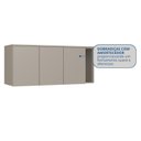 Ver imagem 5 de Módulo Aéreo para Quarto 3 Portas Elegance Cinza/Níquel