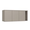 Ver imagem 1 de Módulo Aéreo para Quarto 3 Portas Elegance Cinza/Níquel