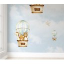 Ver imagem 2 de Papel de parede balão menino infantil para quarto de bebê M² PP42