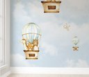 Ver imagem 2 de Papel de parede balão menino infantil para quarto de bebê M² PP42