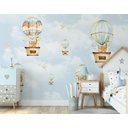Ver imagem 4 de Papel de parede balão menino infantil para quarto de bebê M² PP42