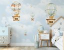 Ver imagem 4 de Papel de parede balão menino infantil para quarto de bebê M² PP42