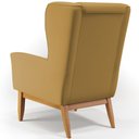 Ver imagem 7 de Kit Poltrona Decorativa Milena D02 com Puff Viseo Veludo Mostarda B-260 - Lyam Decor