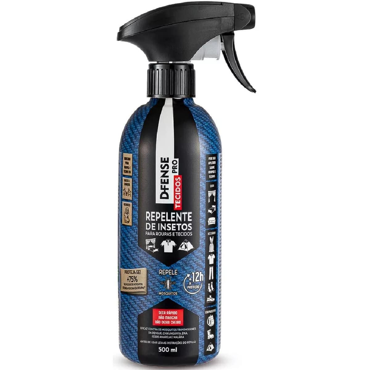 D-fense Pro Repelente Spray de Roupas Tecidos 500ml Haxea