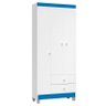 Cômoda e Guarda Roupa 3 Portas Ternura Baby Branco Flex – Incorplac - 5
