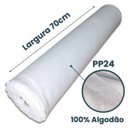 Ver imagem 3 de 30 Metros Tecido Alvejado Pé de Galinha Pano de Prato Rolo