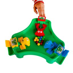 Brinquedo Infantil Jogo Sapinho Pega Bolinhas Diversão - 5