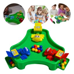 Brinquedo Infantil Jogo Sapinho Pega Bolinhas Diversão - 1