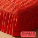 Ver imagem 6 de Conforto Beleza Colcha Casal Padrao 3 Pçs Bordada em Microfibra de Qualidade