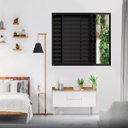 Ver imagem 2 de Janela Veneziana de Alumínio 3 Folhas sem Grade 100x150cm Preto Allo Esquadrias