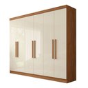 Ver imagem 1 de Guarda Roupas Casal 6 Portas 2 Gavetas Madrid