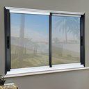 Ver imagem 2 de Janela Alumínio Elite 2 Folhas Moveis 100 x 200 V.Reflex Mix Preto Brimak