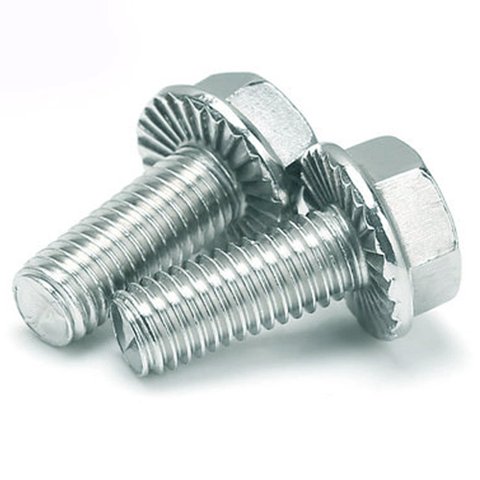 Parafuso Sextavado Flangeado M10 X 25 Serrilha Sae 1045 10un