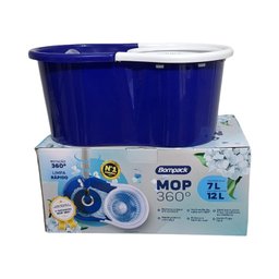 Balde Mop 360° Giratório Limpeza Fácil 12 Litros - 3