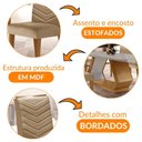 Ver imagem 7 de Mesa de Jantar 6 Lugares Retangular Rufato Alvorada Londrina Turim 07/off White/imbuia