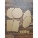 Ver imagem 1 de Base de Mdf para Crochê Diversos Medidas- Kit com 10 Unidades