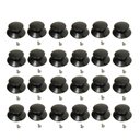 Ver imagem 1 de Kit 24 Pegador Puxador Panela Tampa Vidro e Ferro e Parafuso