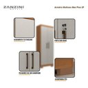 Ver imagem 4 de Armário Multiuso Max Plus 2 Portas 4 Prateleiras 60,9cm Cinamomo Areia Fosco Zanzini Móveis