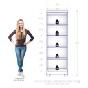 Ver imagem 3 de Armário Multiuso Max Plus 2 Portas 4 Prateleiras 60,9cm Cinamomo Areia Fosco Zanzini Móveis