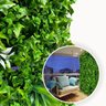 Placa de Jardim Vertical Artificial Premium 1m² Decoração P/ Area Interna e Externa com Proteção Uv - 4