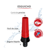 Esguicho para Engate Rápido de Mangueira Cor Vermelho Durín - 2