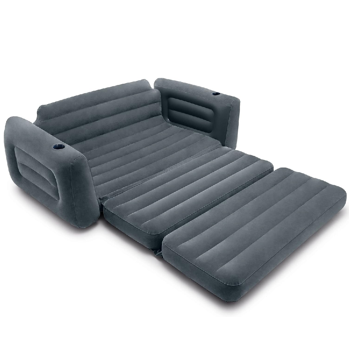 Sofá Cama Inflável Intex 2 Lugares Sup até 200kg 2,03 X 2,31 X 0,66m Cor:preto - 5