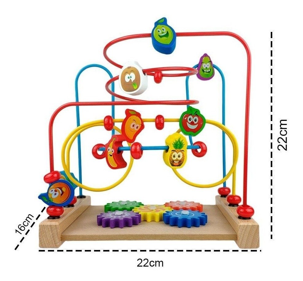 Brinquedo Educativo Aramado Montanha Russa Engrenagens - MX GURU - 2