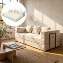Ver imagem 1 de Sofá Cama 3 Lugares na Caixa 190 cm Capri Bouclê B05 - D'Rossi