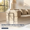 Ver imagem 6 de Sofá Cama 3 Lugares na Caixa 190 cm Capri Bouclê B05 - D'Rossi