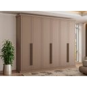Ver imagem 1 de Guarda Roupa Capri 6 Portas Avelã Moveis Carraro