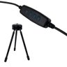 Iluminador Ring Light LED Tripe Mesa Youtube Portátil Controle Usb Luz Quente/Fria Foto Video - 3
