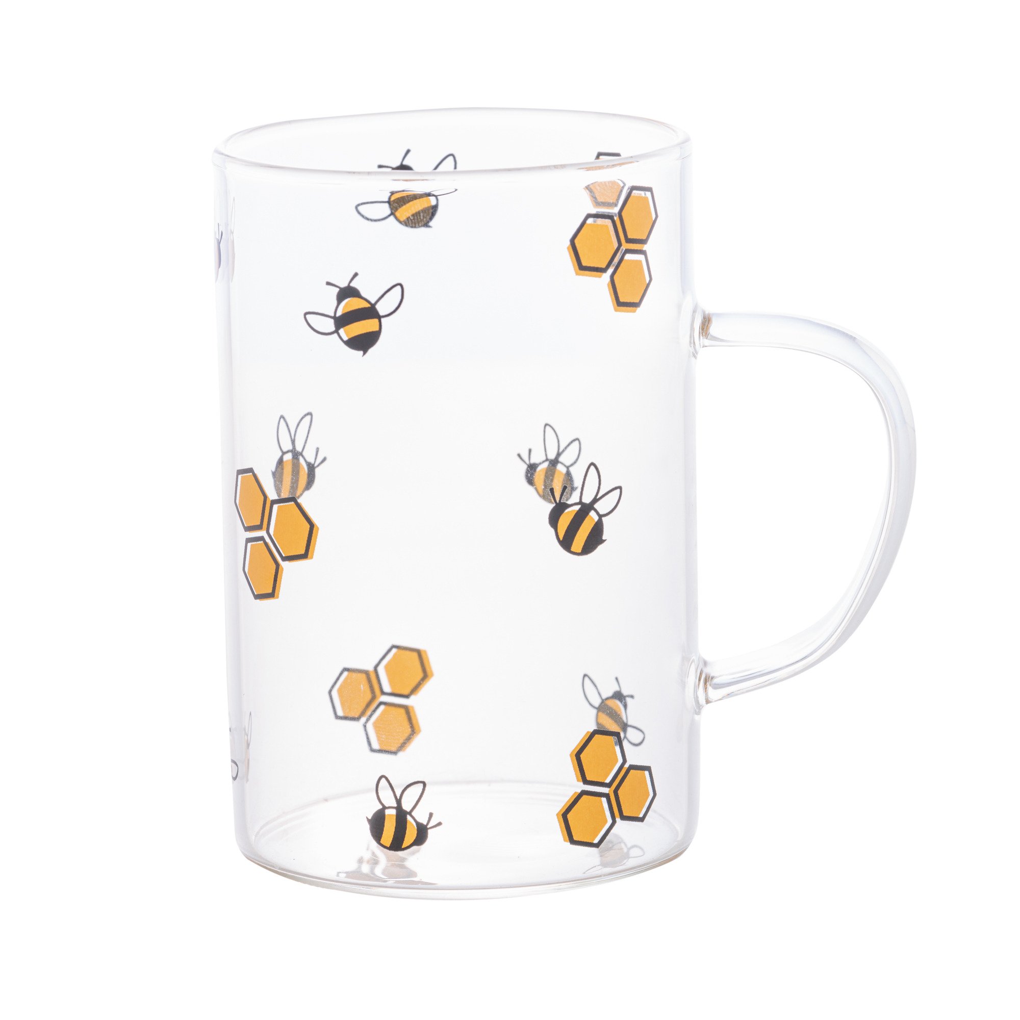 Caneca de Vidro Borossilicato Resistente Ao Calor Bee 280ml - Lyor - 5