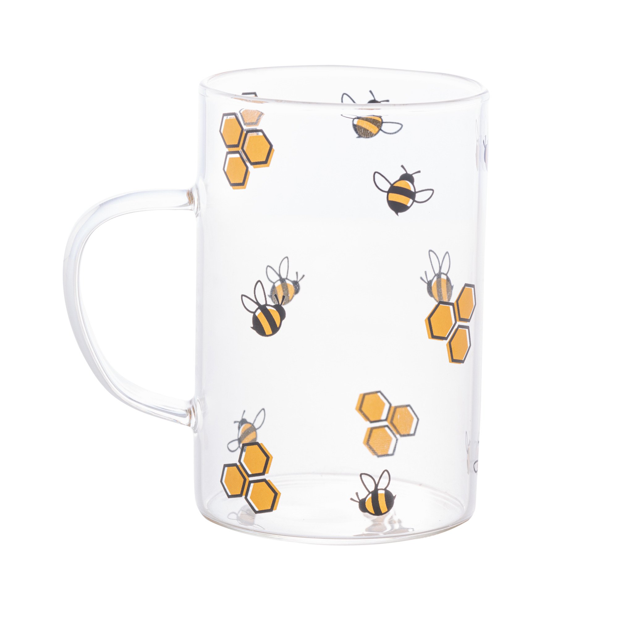 Caneca de Vidro Borossilicato Resistente Ao Calor Bee 280ml - Lyor - 3