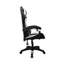 Ver imagem 3 de Cadeira Gamer Preta e Branca Reclinável Massageador GAM-004