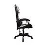 Cadeira Gamer Preta e Branca Reclinável Massageador GAM-004 - 3